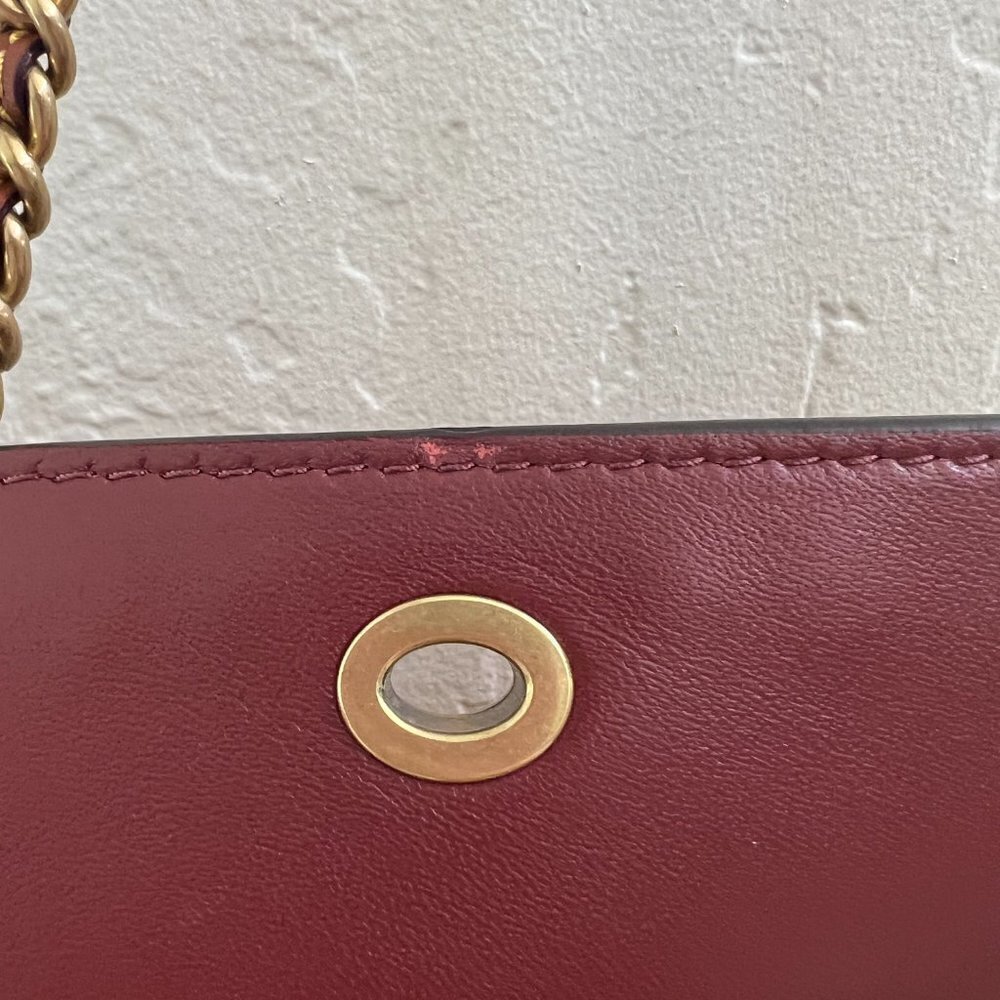 NEW Coach Dusty Pink Leather Crystal Embellished Dinky Crossbody Bag - Picture 8 of 12